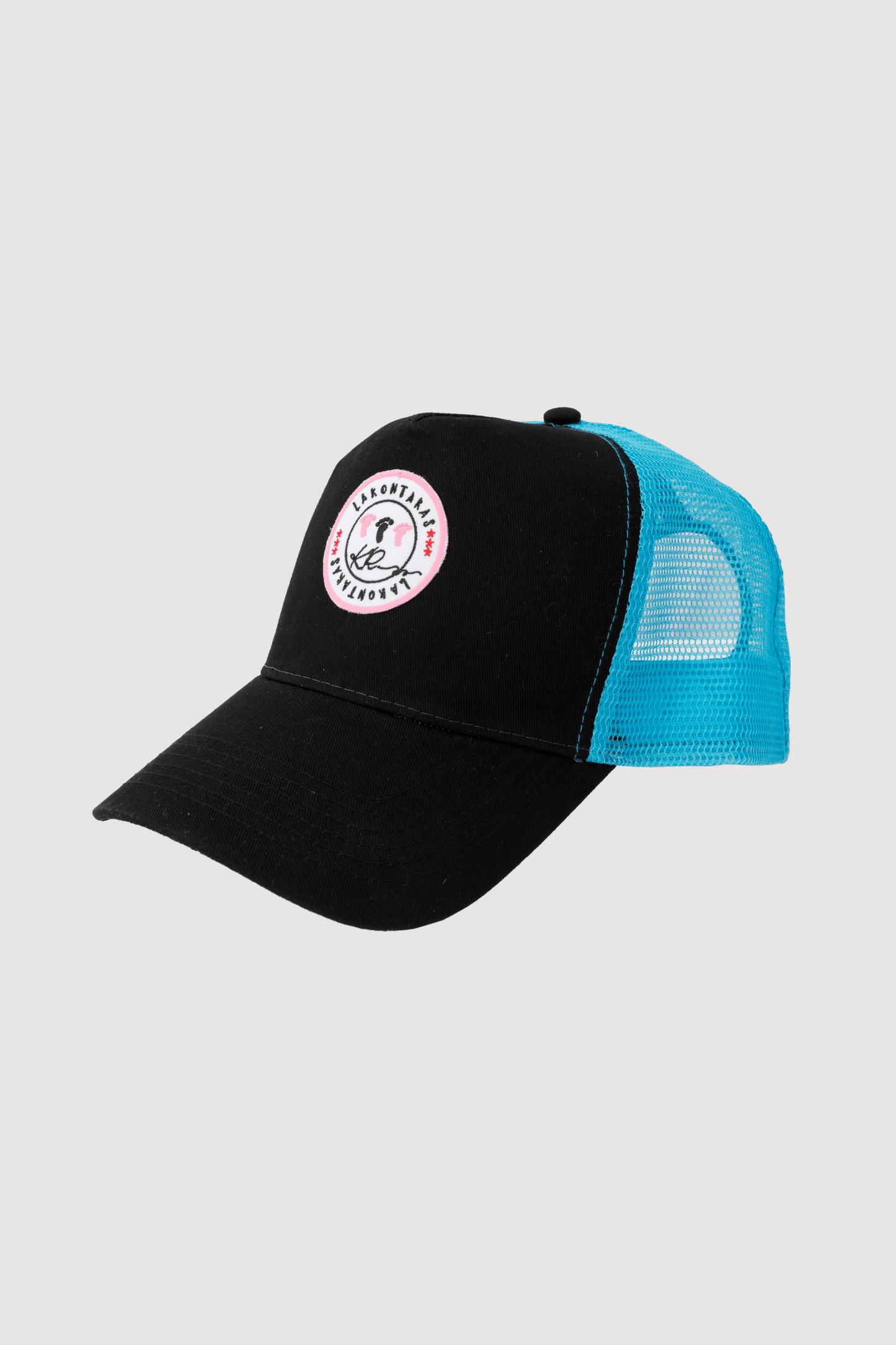 Casquette Noir et Bleu clair