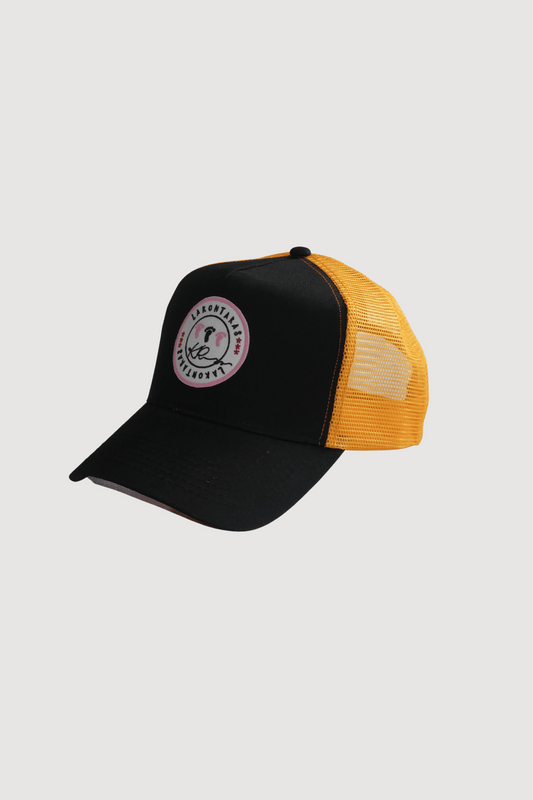 Casquette Noir et Orange