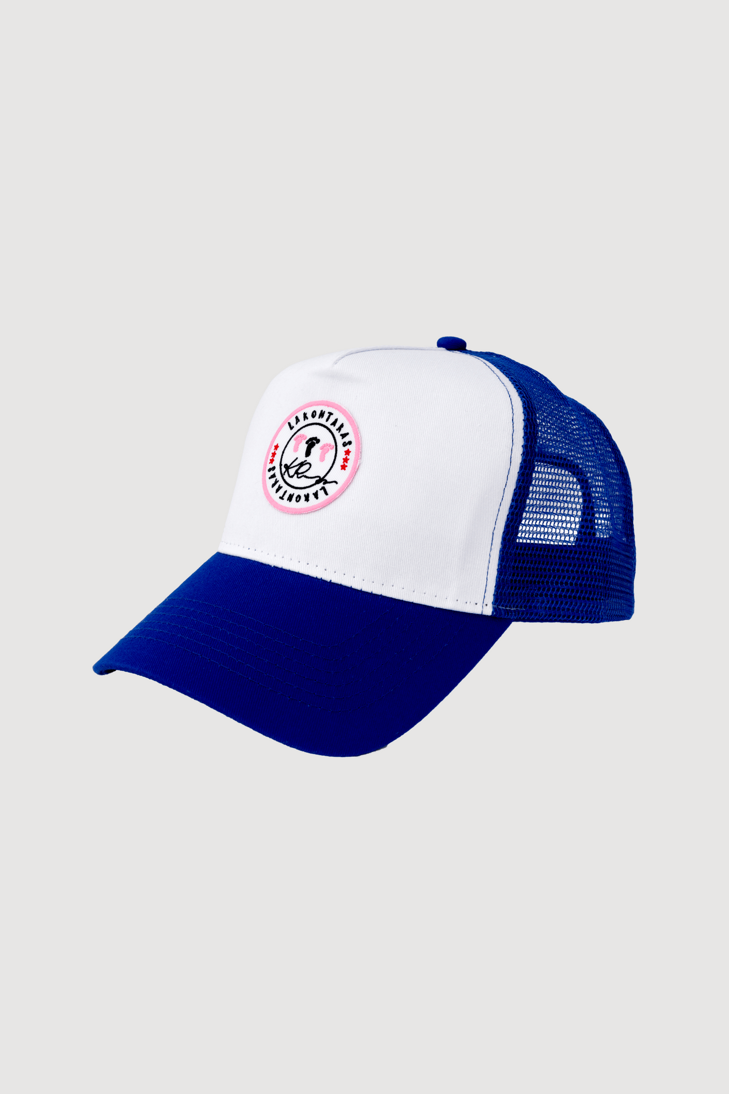 Casquette Bleu électrique et blanc